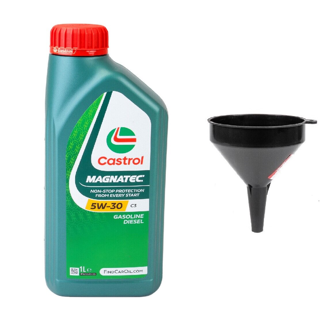 Set ulei motor 1L Castrol Magnatec C3 5W30 + palnie 10cm